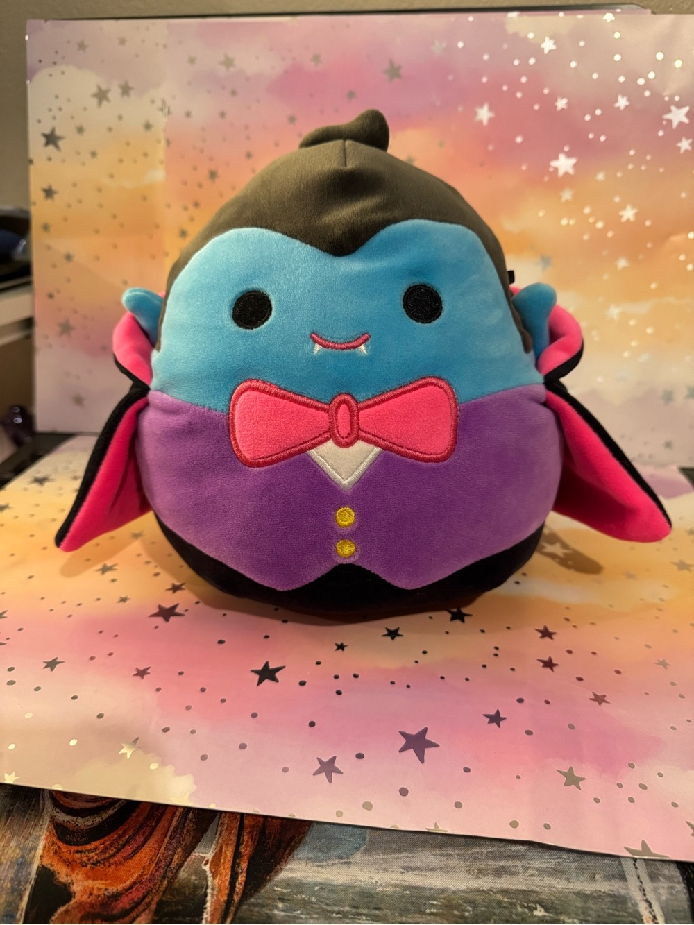 Squishmallows Official 8” Vanda the Vampire Halloween Plush